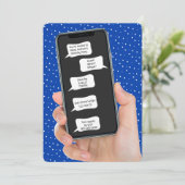 Bulles textuelles pour Invitation de fête d'annive (Debout devant)