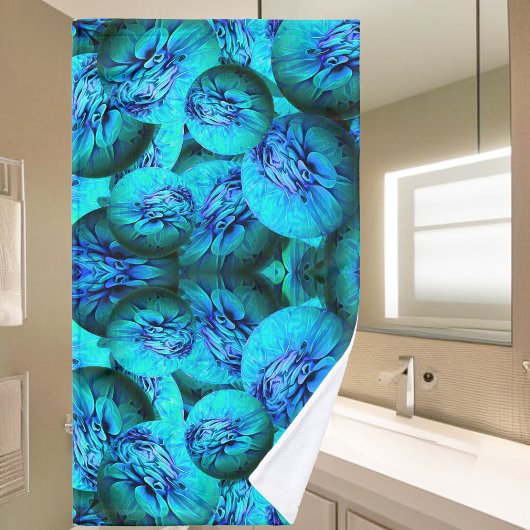 Bulles turquoise Abstraites