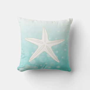 Bulles turquoises Starfish Beach House Coussin
