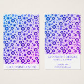 Bulles violettes portant collier bijoux (Devant & derrière)