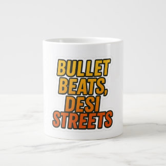 Bullet Beats, Desi Streets – Punjabi Biker Mug Des Extra Grote Beker