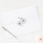Bullet Holes Ronde Sticker (Envelop)