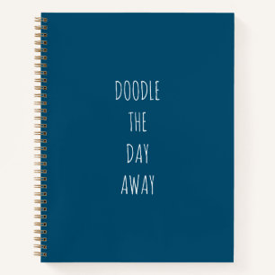 Bullet Journal Doodle Bleu