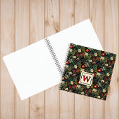 Bullet Journal Fleurs Vintage Rouge Lys Blancs