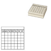 Bullet Journal Habit Tracker Rubberstempel (Gestempeld)