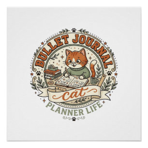 Bullet Journal Kat Bullet Journal Kat Vintage Vect Perfect Poster