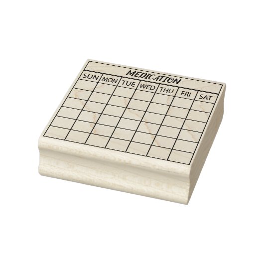Bullet Journal Medicatie Rubberstempel (Stempel)