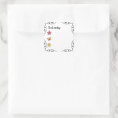 Bullet Journal of Planner "To Do Today" Vierkante Sticker (Tas)