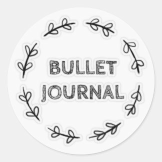 Bullet journal-sticker ronde sticker