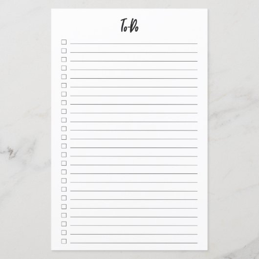 Bullet Journal To-Do (Achterkant)