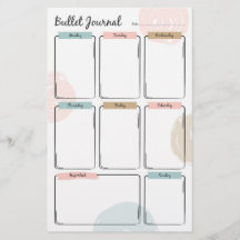 Bullet Journal voor weekplanning