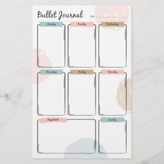 Bullet Journal voor weekplanning
