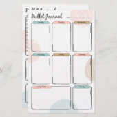 Bullet Journal voor weekplanning (Voorkant / Achterkant)