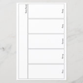 Bullet Journal Week in één oogopslag (Achterkant)