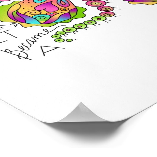 BULLETIN AVIONS Poster par April McCallum (Coin)