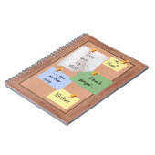 Bulletin Board met  leden Notitieboek (Linkerzijde)