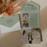 Bulletin de Noël familial Cartes photos de vacance<br><div class="desc">Faites connaître à tout le monde l'année passionnante que vous et votre famille avez vécue avec ce bulletin de vacances facile à éditer. Ajoutez autant de photos que vous voulez et remplacez tout le texte pour créer une carte de Noël vraiment unique. Le fond de la carte peut être arraché...</div>