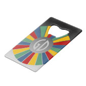 BULLETIN ROUND RAYS I + votre monogramme (Dos Angle)