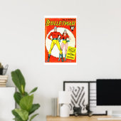 Bulletman  Comic Book Hoesje Poster (Thuiskantoor)