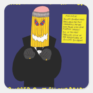 Bullets Bourbon potlood stickers