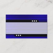 Bullettrein - geborstelde blauwe textuur visitekaartje (Achterkant)