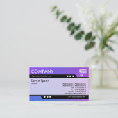 Bullettrein - Zachte gradiënten Visitekaartje (Staand voorkant)