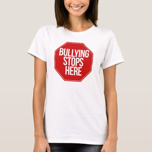 Bulleuze haltes hier t-shirt (Voorkant)