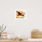 Bullfighter Carnival Cutout Poster (Keuken)