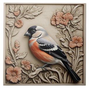 Bullfinch - Kunsten en ambachten Keramische Tegel Tegeltje