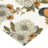 Bullfinch op herfstflorals 2 tafelkleed (Gekanteld)