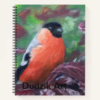 Bullfinch Wild Bird Cosmetic Bag Pouch Notitieboek