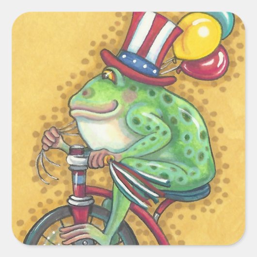 BULLFROG 4 juillet AMERICANA FROG STICKER Sheet (Devant)