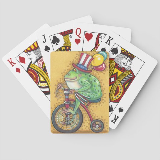 BULLFROG 4 JULI AMERICANA SPEELKAARTEN Poker (Achterkant)