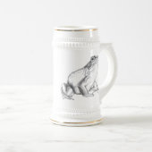 Bullfrog Art Mok Kikkerbier Stein Frog Mok (Voorkant rechts)