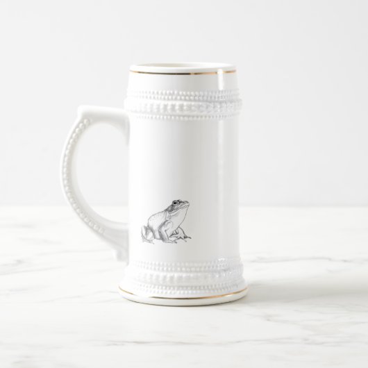 Bullfrog Art Mok Kikkerbier Stein Frog Mok (Links)
