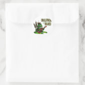Bullfrog Blues Ronde Sticker (Tas)