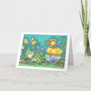 BULLFROG & DUCKLING PRINCE EASTER NOTE CARTE VERSE