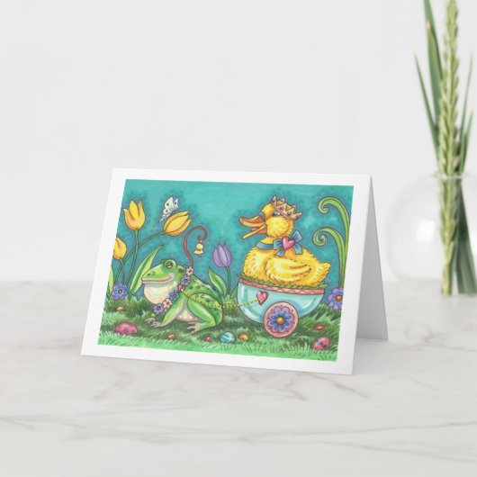 BULLFROG & DUCKLING PRINCE EASTER NOTE CARTE VERSE (Devant)