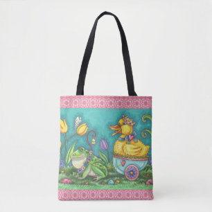 BULLFROG EN DUCK PRINCE EASTER SPRING CANVAS TAS R