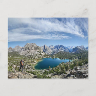 Bullfrog Lake en Kearsarge Pass - Sierra Briefkaart