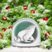 Bullfrog Snow Globe Cool Custom Frog Snow Globe (Noël)