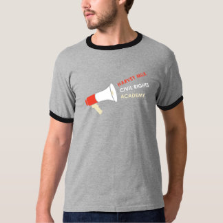 Bullhorn op volwassen gewone trekkers t-shirt