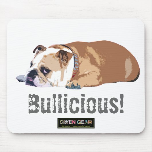 Bullicious English Bulldog Muismat (Voorkant)
