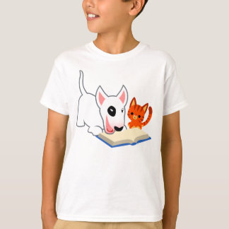 Bullie de dessin animé et Kitty avec T-Shirt de li