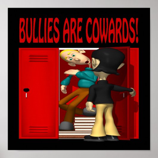 Bullies zijn lafaarzen poster (Voorkant)