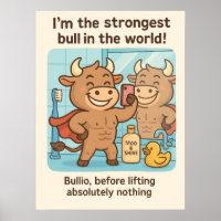 Bullio® avant levage - Poster de gymnastique amusa