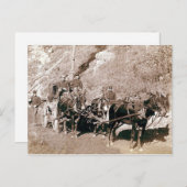 Bullion Stage Coach  Briefkaart (Voorkant / Achterkant)