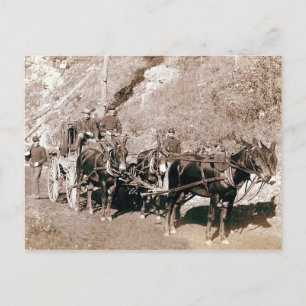 Bullion Stage Coach Briefkaart