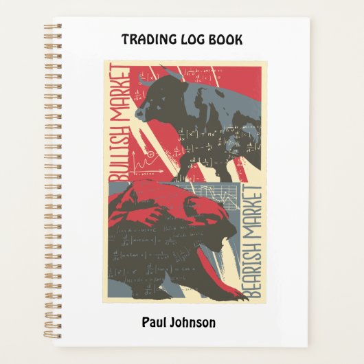 Bullish Bearish Stock Market Trading Planner (Devant)