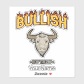 Bullish Day Trader Koop de DIP  belegger Sticker (Vel)